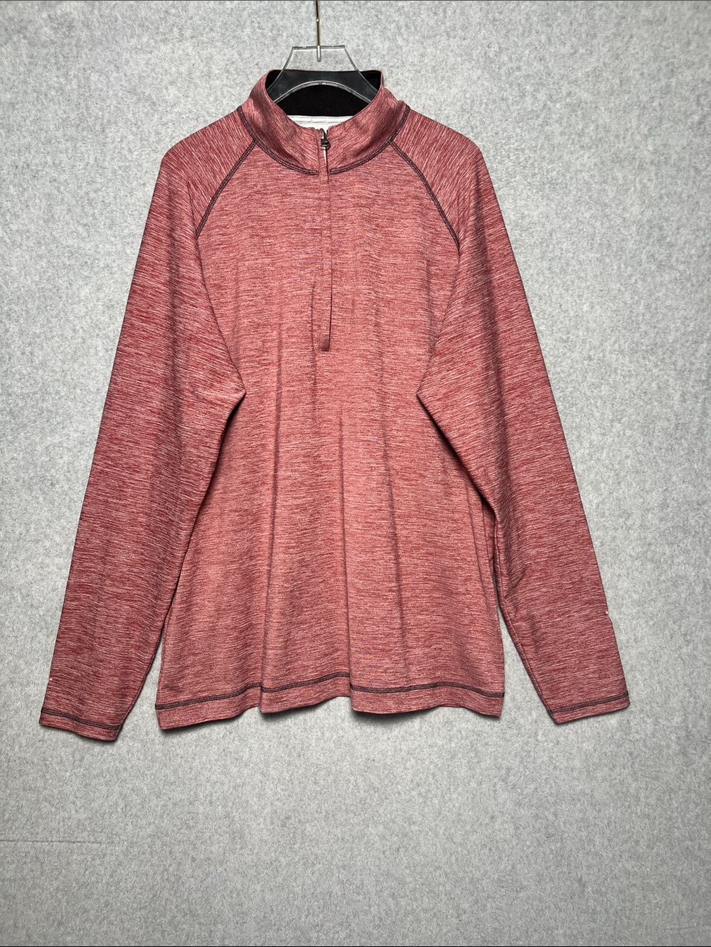 Robert Graham 1/4 Zip Active Fit Long Sleeve Shirt